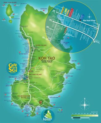 Koh Tao Map